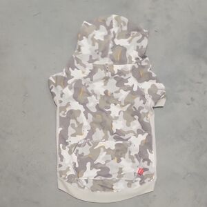 Reddy Gray and White Pet Hoodie